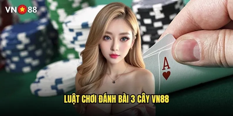 Đánh bài 3 cây vn88 có mẹo gì để luôn ăn lớn? 2 Luật chơi đánh bài 3 cây vn88