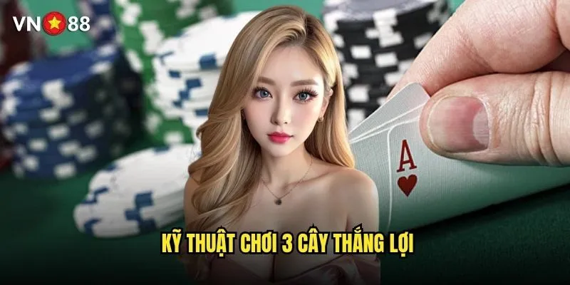Đánh bài 3 cây vn88 có mẹo gì để luôn ăn lớn? 3 Kỹ thuật chơi 3 cây thắng lợi