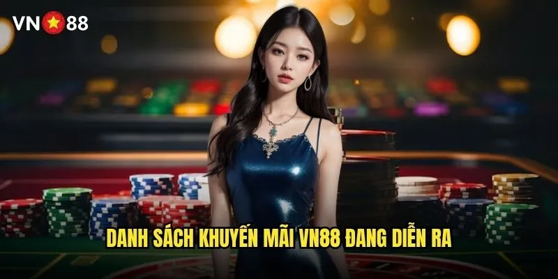 vn88 có những chương trình khuyến mãi hấp dẫn nào? 1 Danh sách khuyến mãi vn88 đang diễn ra